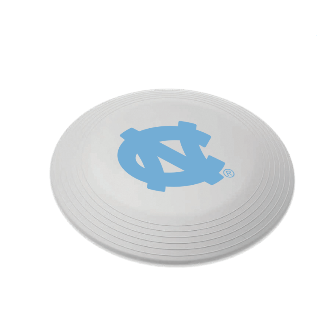 UNC Logo Frisbee in White and Carolina Blue