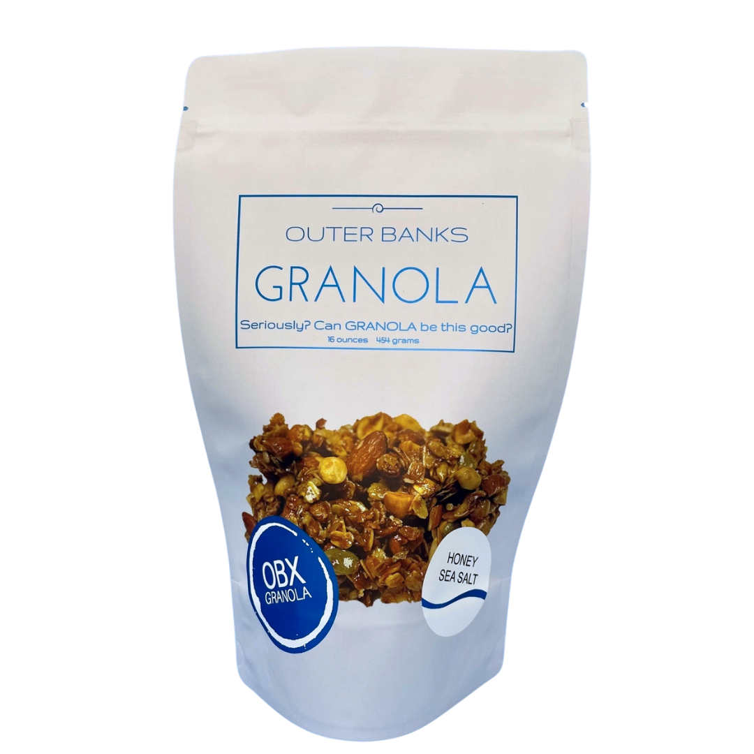 Outerbanks Granola Honey Sea Salt Flavor 16 oz Bag