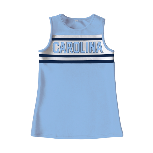 Carolina Tar Heels Striped Cheerleader Dress for Babies