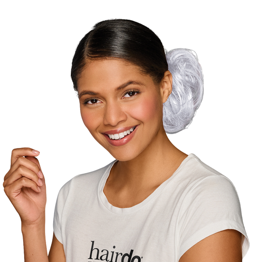 White Hair Wrap Game Day HairUWear
