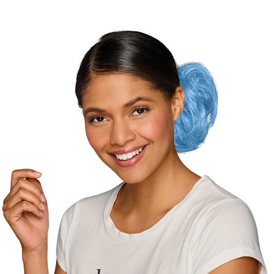 Carolina Blue Hair Wrap Game Day HairUWear