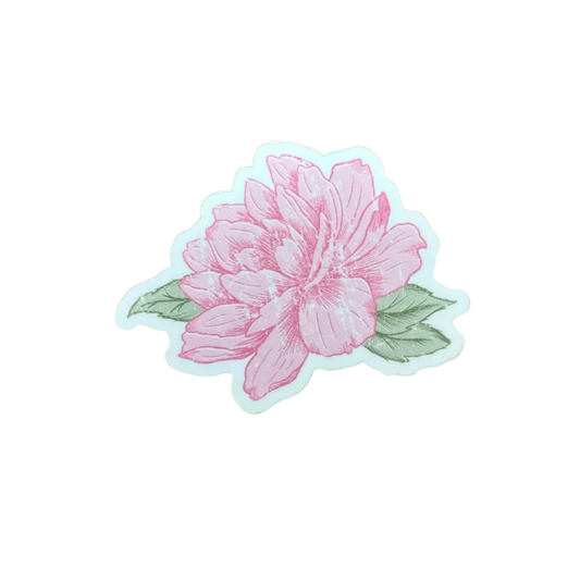 Peony Sticker