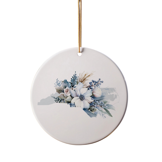 North Carolina Winter Ornament | Four Seasons Series