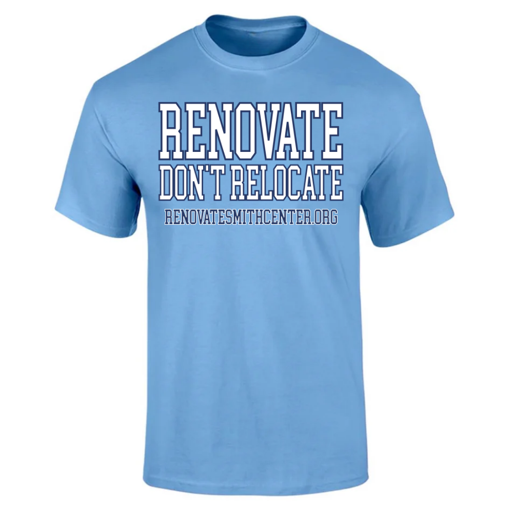 RENOVATE DON'T RELOCATE THE DEAN DOME T-SHIRT PREORDER