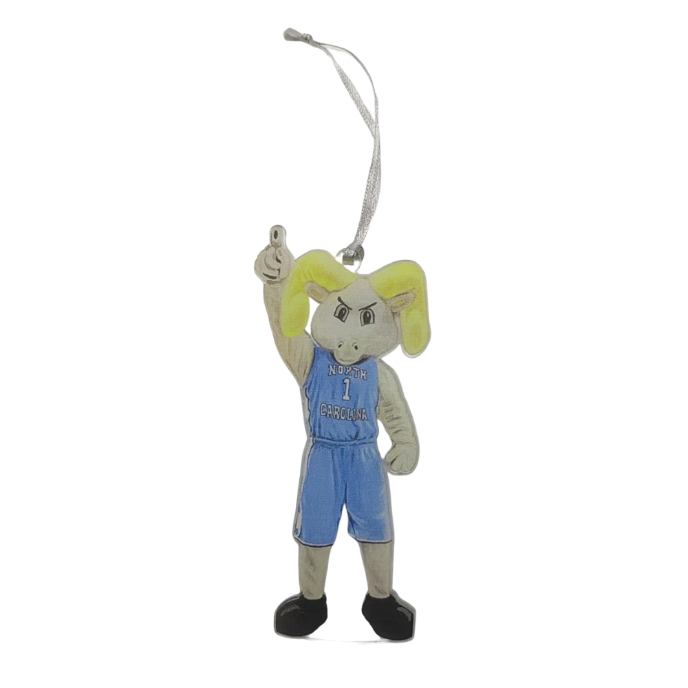 North Carolina Mascot Acrylic Ornament