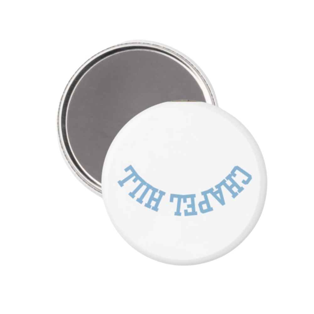Upside Down Chapel Hill Button Magnet