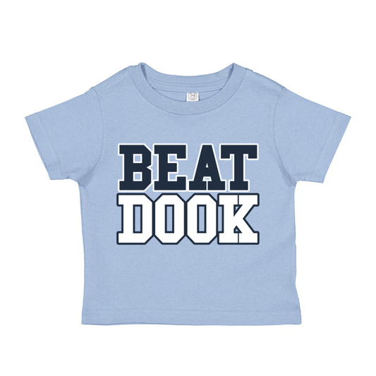 Carolina Blue Beat Dook Toddler T-Shirt by Shrunken Head