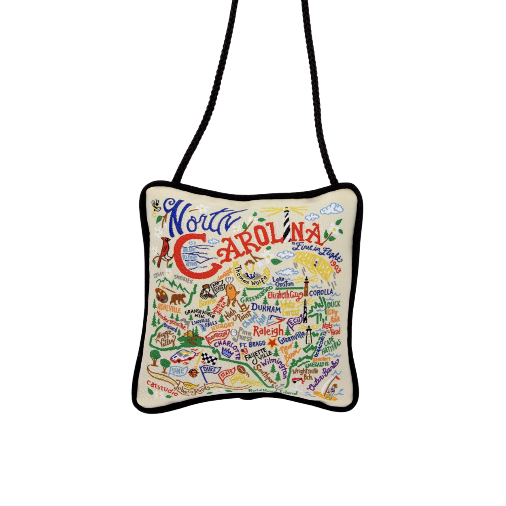 North Carolina Mini Pillow Ornament