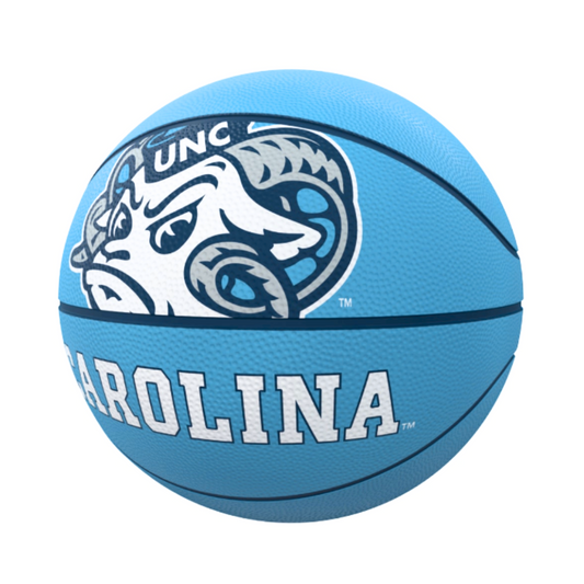 North Carolina Tar Heels Logo Brands Full Size Rubber Basketball