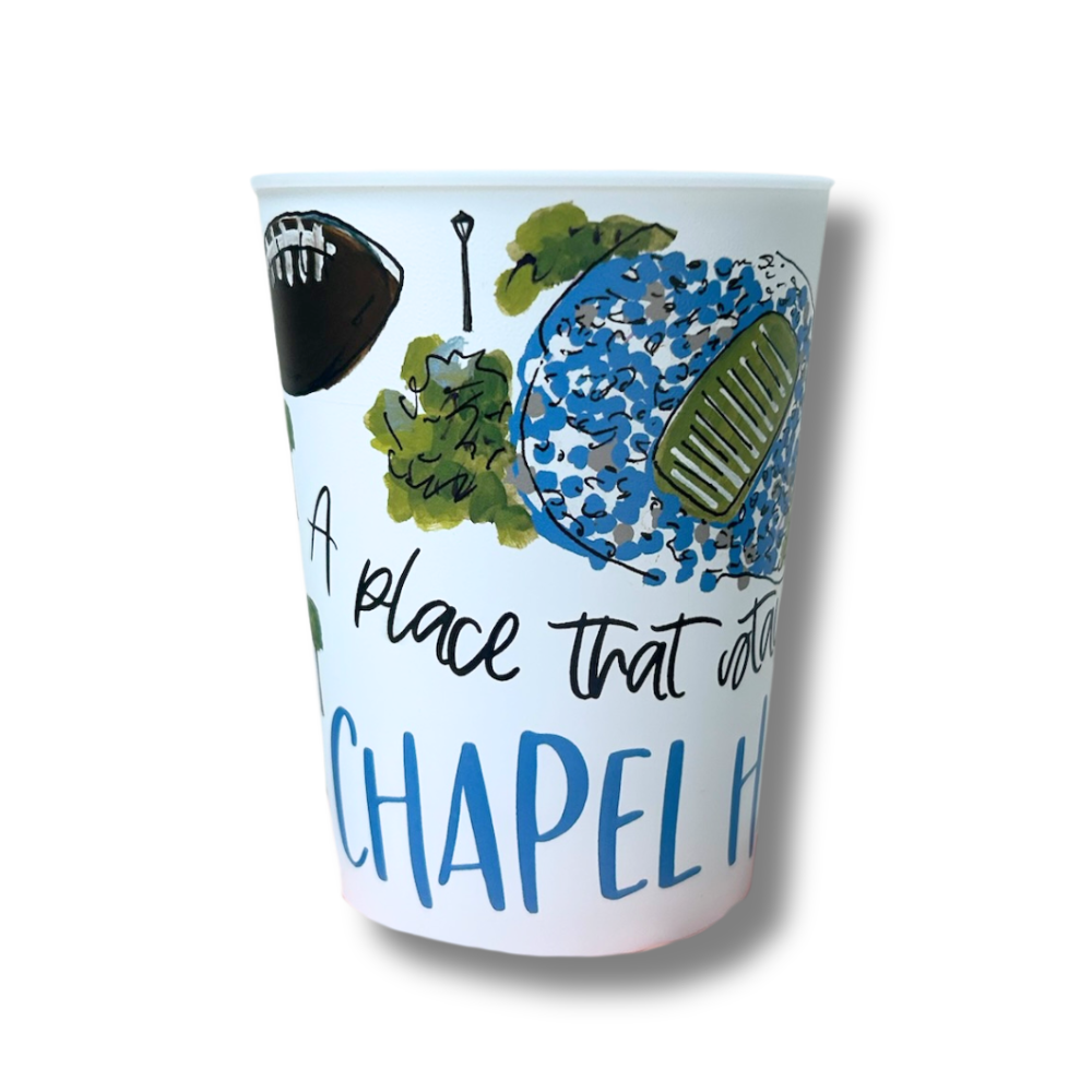 Chapel Hill Reusable Tailgating Cup - Happy By Rachel