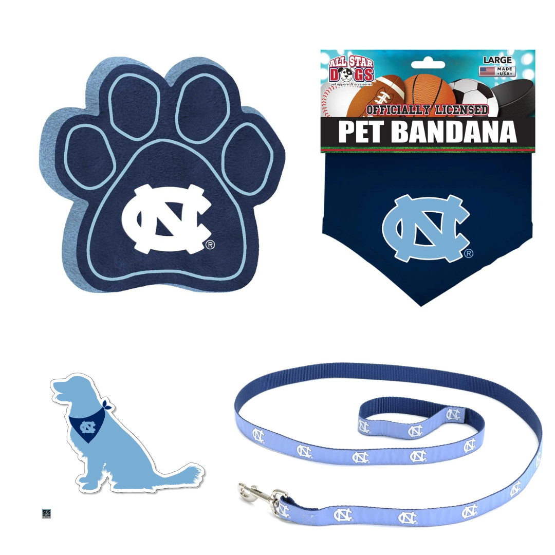 Carolina Tar Heels Dog Gear Value Set