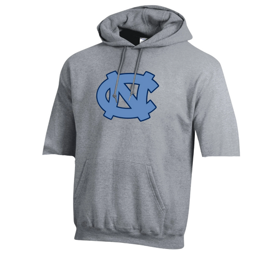 UNC Game Day Grey Hoodie by Champion with CUT Sleeves