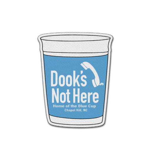 Dook's Not Here 3" Embroidered Patch with Adhesive