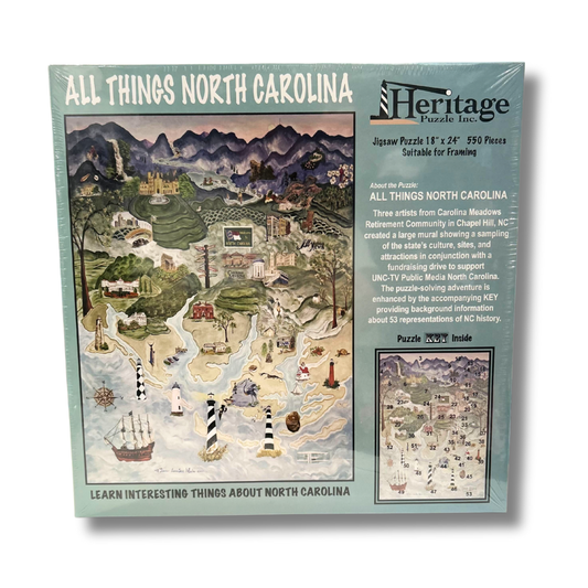 All Things North Carolina 550 Piece Puzzle