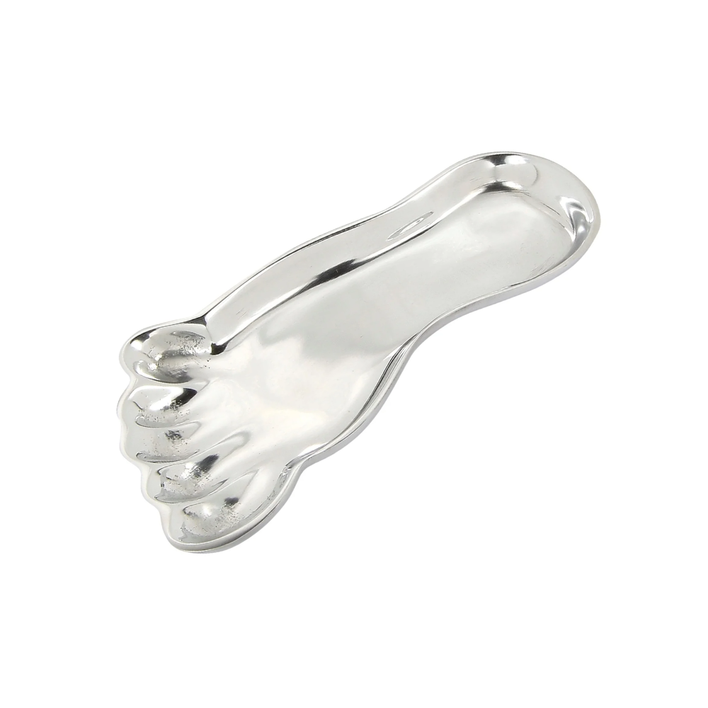 Silver Tar Heels Shaped Decorative Dish Tray