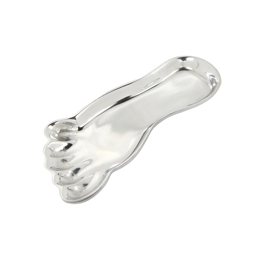 Silver Tar Heels Shaped Decorative Dish Tray