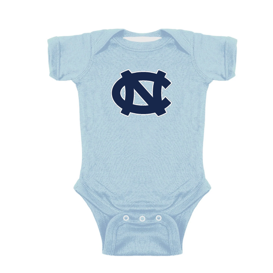 UNC Baby Onesie with Embroidered Logo