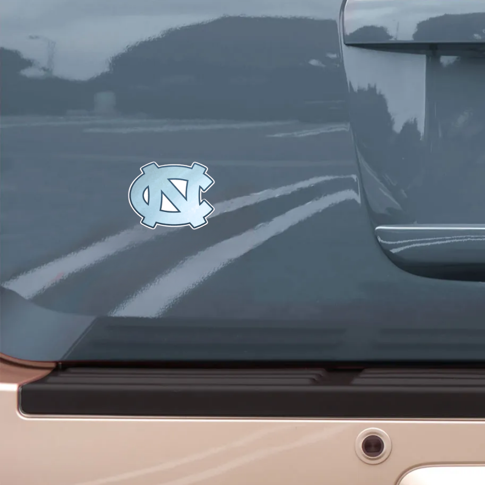 North Carolina Tar Heels Wincraft NC Interlock Carolina Blue UNC Auto Emblem - Detail View - Wincraft
