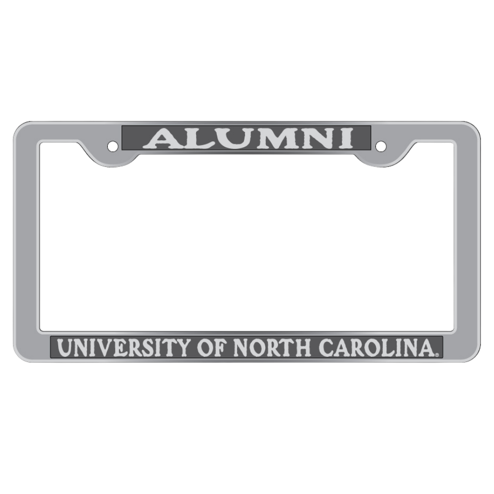 University of North Carolina Alumni Pewter Auto Plate Frame