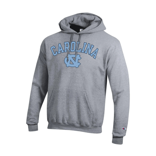 UNC Basic Grey Hoodie Sweatshirt by Champion - Main View - Champion