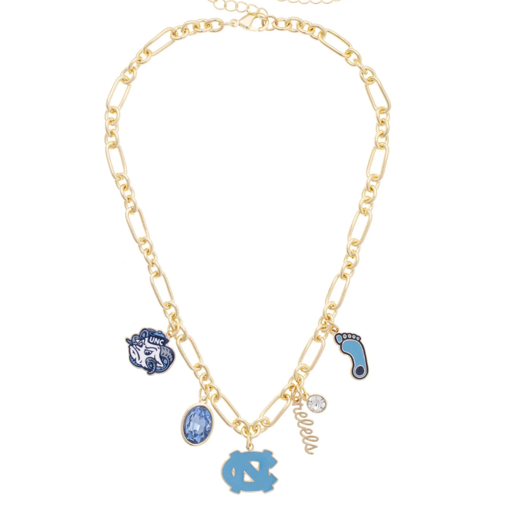 North Carolina Tarheels Gameday Charm Necklace - Main View - Canvas Style
