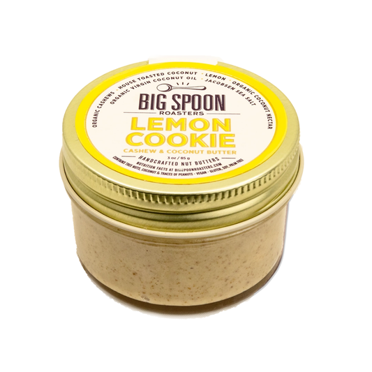 Lemon Cookie Cashew & Coconut Butter - 3 oz Jar