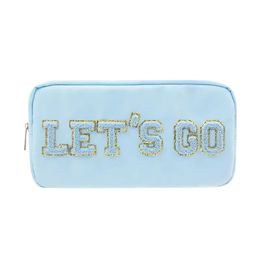 Let's Go Blue Cosmetic Bag