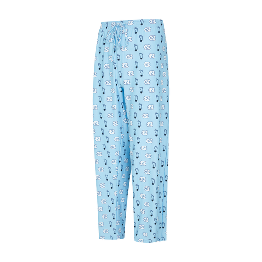 North Carolina Tar Heels Blue Tiled Pajama Pants