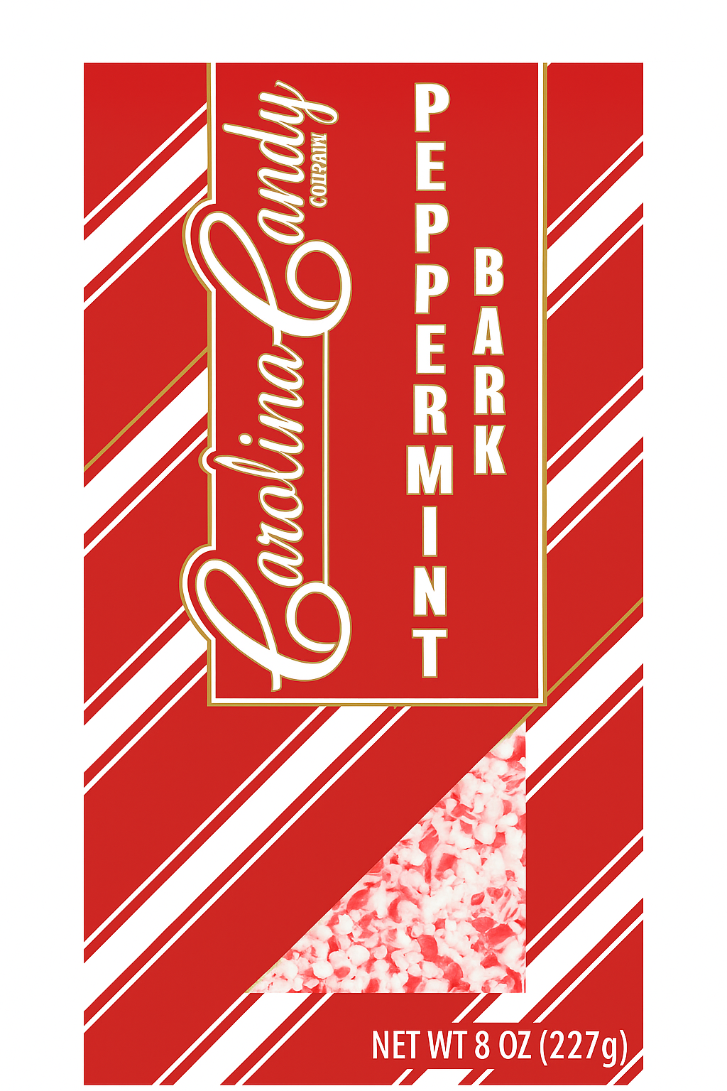 Peppermint Bark - 8 oz. by Carolina Candy Company