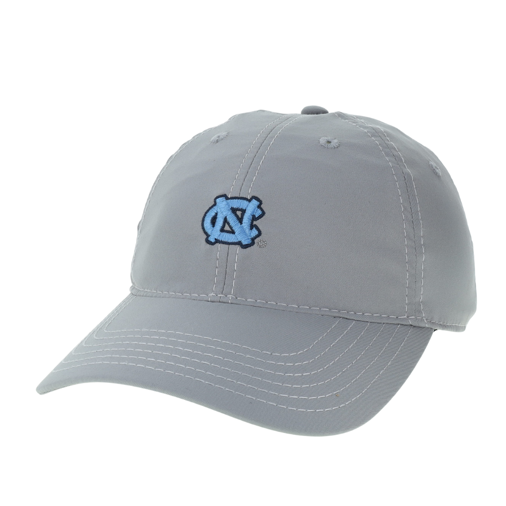 UNC Dry Fit Hat in Grey with Mini NC Logo