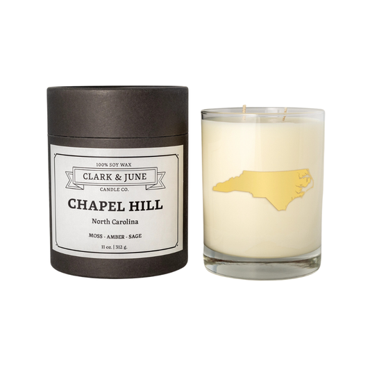 Chapel Hill Soy Candle Scented: Moss - Amber - Sage 11oz