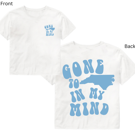 Gone to Carolina in My Mind Cropped T-Shirt - Main View - Shrunken Head