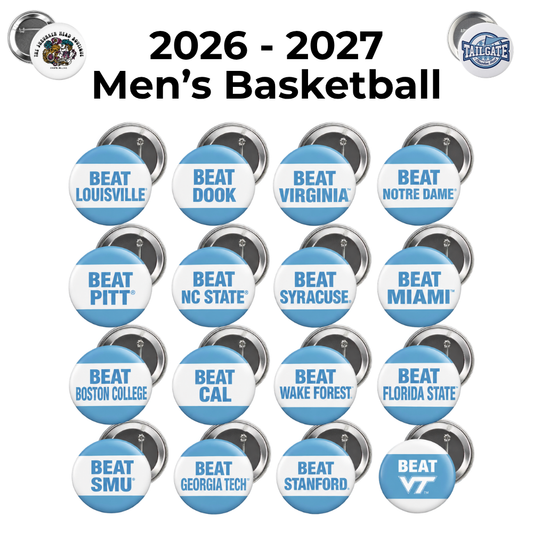 UNC Basketball Season Pin Package 2026-2027