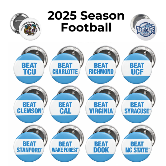 2025 Carolina Football Full Season Pin Package