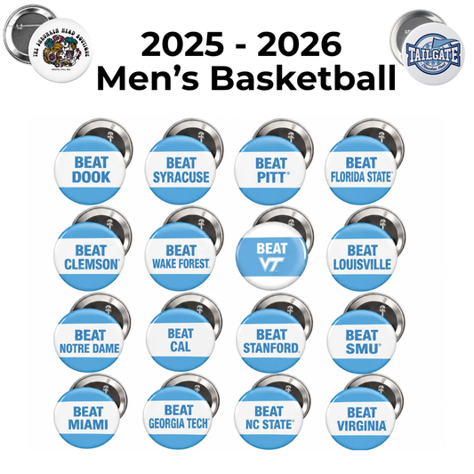 UNC Basketball Season Pin Package 2025-2026