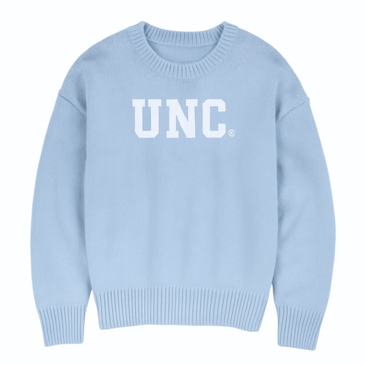 UNC Carolina Blue Knit Sweater by Jack and Sage