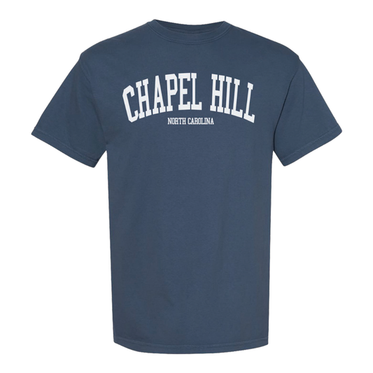 Chapel Hill North Carolina Comfort Colors T-Shirt in  Midnight