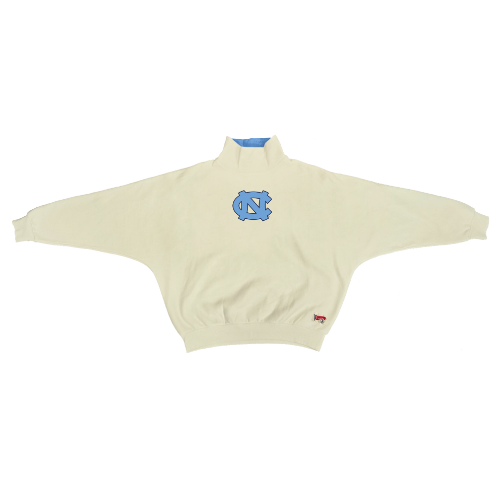 Carolina Tar Heels One Size Mock Neck Flannigan Sweatshirt - Limited Edition 2026