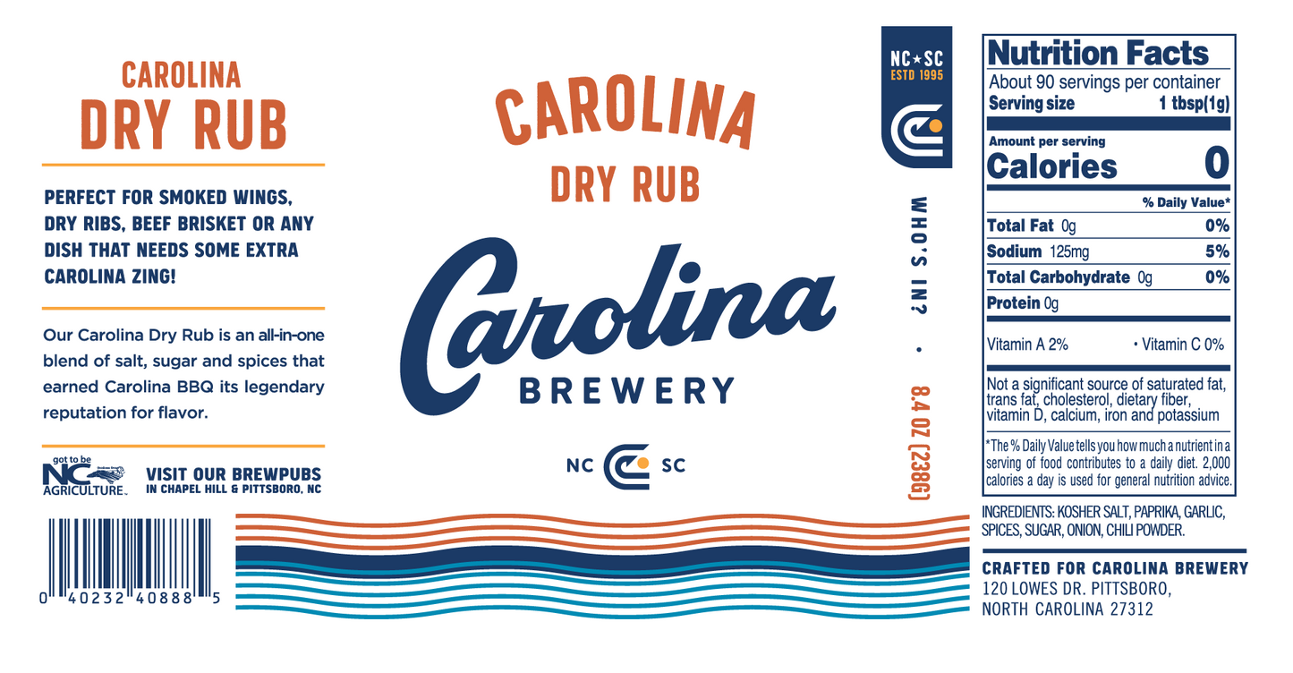 Carolina Dry Rub by Carolina Brewery