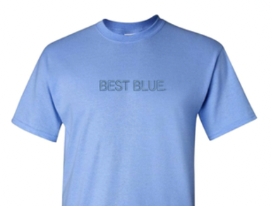 Carolina Blue Best Blue Crop by Shrunken Head