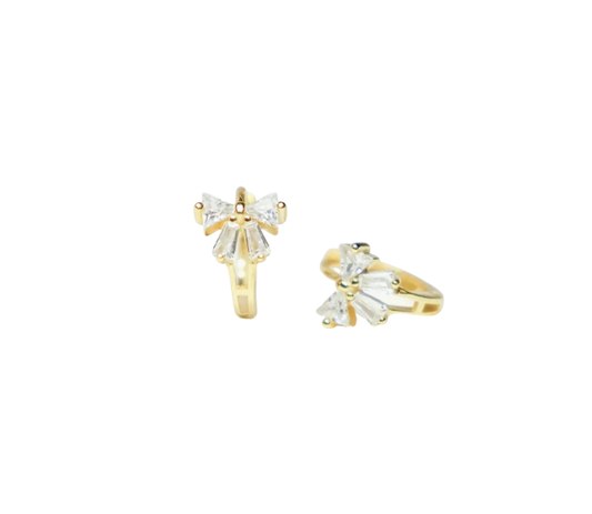 Coquette Bow Huggie Earring