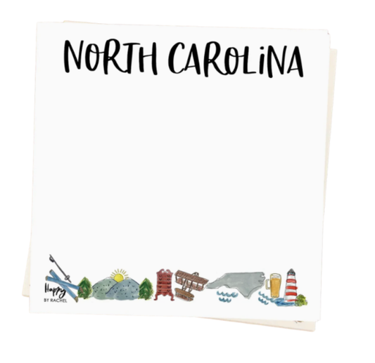 State of North Carolina Chunky Notepad-Stationery Writing Pad
