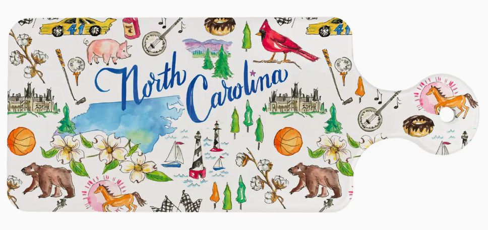 North Carolina NC Rosanne Beck State Collection CUTErie Board