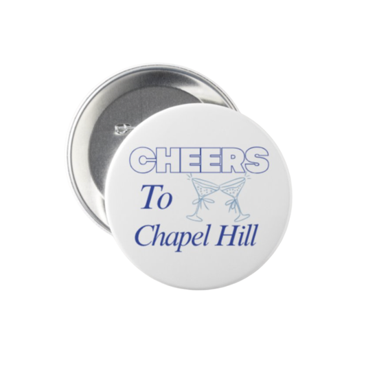 3 inch Cheers Buttons Pin by Shrunken Head Brand