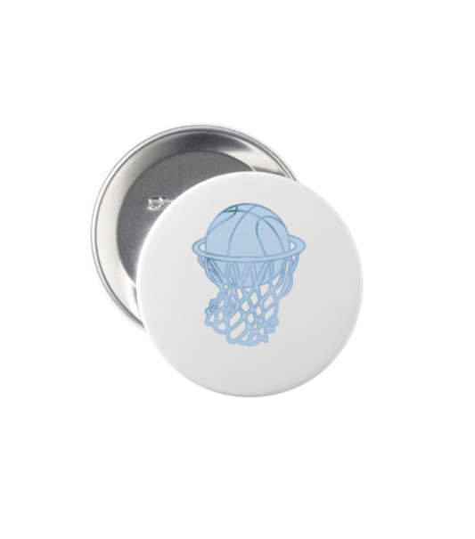 3 inch Net Buttons Pin by Shrunken Head Brand