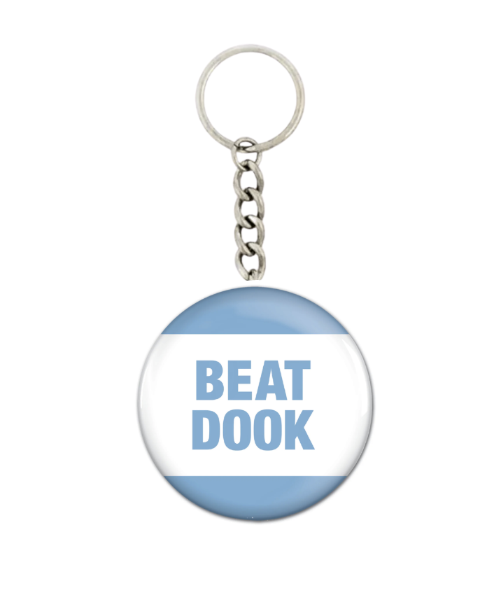 Beat DOOK Button Keychain 2.25