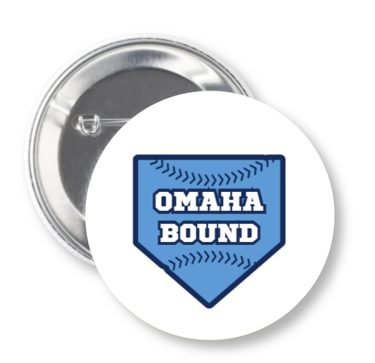 Omaha Bound Button Pin 2.25"