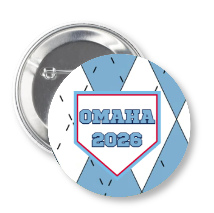 Omaha 2026 Button Pin 2.25"