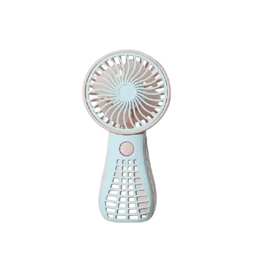 Light Blue Pastel Mini Powered Hand Fan