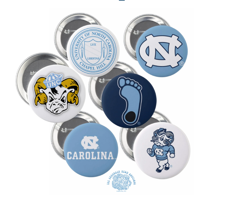 UNC Collegiate Pin Package from Shrunken Head